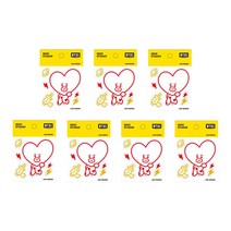 라인프렌즈 BT21 데코스티커, 타타, 7개입