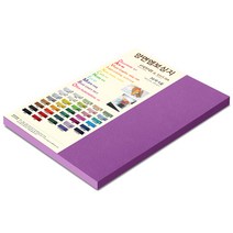 종이문화 양면엠보싱지 다빈치엠보 4절 No.84 코스모스, 60매