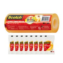 스카치 다용도 테이프 550 리필 12mm x 30m 12p + 18mm x 20m 8p, 1세트