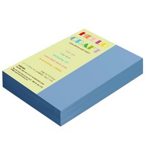 종이문화 뉴씨플레인 양면색상지 16절 No.DN16 밝은파랑 280매, 1개