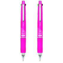 자바펜 제트 4 + 1 멀티펜 0.7mm, 핫핑크, 2개