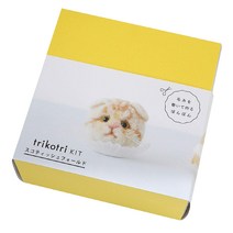 브랜드얀 트리코트리 스코티시폴드 폼폼펫 DIY패키지 01-148D, 1세트, 혼합 색상