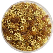 가드 스팽글 펀칭 DIY 슬라임 만들기 시드비즈 500g, 골드, 1개