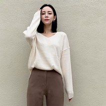 오키진 여성용 모카쉐이크 브이니트