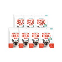 푸디웜 헬시츄 고양이 간식 6p, 연어맛, 7봉