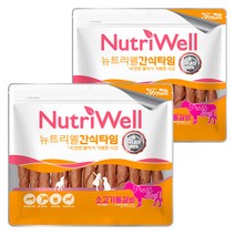 뉴트리웰 간식타임 강아지 육포, 소고기통갈비, 2개