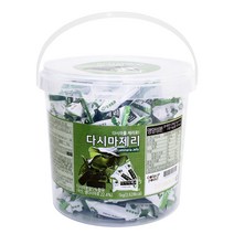 컬러푸드 다시마제리 손잡이용기, 1000g, 1개