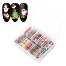 메탈 네일 필름 세트, 20, 1세트