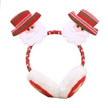 하마테 아동용 크리스마스 산타 인조 털귀마개