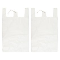 베로나 손잡이 마트봉투 유백 100p, 27L, 2개