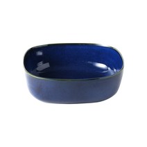 까사무띠 쎄나 조약돌 샐러드 볼 24cm, 블루, 1개