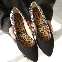 트윙키걸 뾰족코 기모 플랫슈즈 FT3078