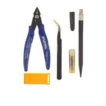 VTHOBBY 프라모델 4종 공구세트 LB-2046, 혼합 색상