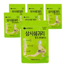 논앤밭위드 간편 휴대 삼시쉐귀리 통&귀리 쉐이크, 20g, 6개