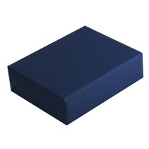 고급 엠보싱 포장지 50 x 70 cm, 딥블루, 6개