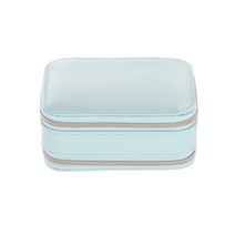 한솔 쇼신 리첸티아 거울 액세서리 보석함 블루, 1개
