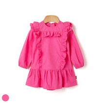 오즈키즈 여아용 핑키걸 프릴 원피스