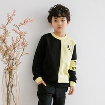 잭키드 남아용 라이언 맨투맨 티셔츠