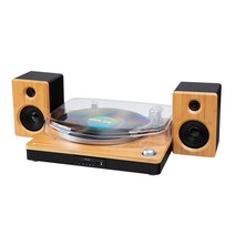사운드룩 우드스타일 LP턴테이블 스피커 세트, SLT-1080BT