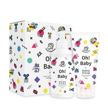 뷰티레시피 오 베이비 아기워시+아기크림 세트, 1세트