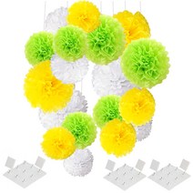 파티쇼 세트장식 꽃볼세트, 옐로우