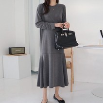 팔로우 롱 임부복 원피스