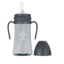 그로미미 PPSU 다크시리즈 빨대컵 300ml, 차콜, 1개