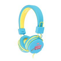 GOON 어린이용 Kidz Ssfe 청력 보호 더블 커넥터 헤드폰, 스카이 블루, GHP-K85