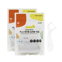 MS PLA 유아용 치실 1.3cm, 80개입, 2개