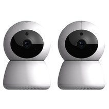 싸드 FULL HD 가정용 홈CCTV IP네트워크 회전형 카메라 미캠 2p, PD204