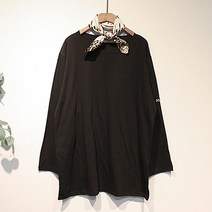 이얀 라벨 면 임부복 박스티