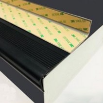 네츄럴파크 PVC 논슬립 계단 미끄럼 방지보호대 코너각, 블랙, 3개