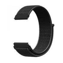갤럭시 프론티어/기어S3/워치3 22mm 스포츠 루프밴드(45/46mm 호환 가능), 스카치블랙, 1개