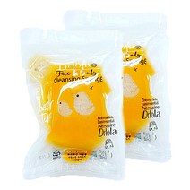 [아기목욕병아리스펀지] [벨리니] 천연해면실크파인 FD7, 병아리색