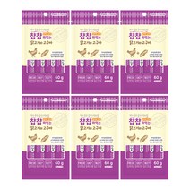 챱챱 짜먹는 습식간식, 닭고기 + 고구마 혼합맛, 6개