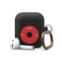 엘라고 AW6 에어팟 1 & 2세대 행 케이스, 블랙