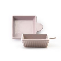 프렐류드 크리미 핸디 정사각접시 인디핑크, 2개