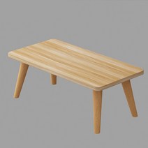 유앤미 원목 다용도 좌식 사각 테이블 ZZ011 M 70 x 40 x 33 cm, 베이지