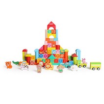 아이우드 동물원 빌딩 블록 04-011017, 혼합색상