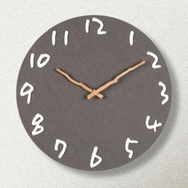 타임디자인 인테리어 무소음 벽시계 나뭇가지, 웜그레이