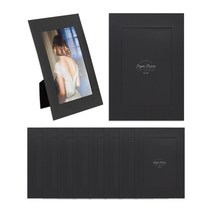 스탠딩 페이퍼 프레임 10p, 블랙, 10개