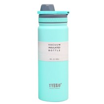 TYESO 진공단열 스포츠 보틀 텀블러, 민트, 530ml