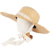 롸잇나우 플라워 라피아햇 밀짚모자