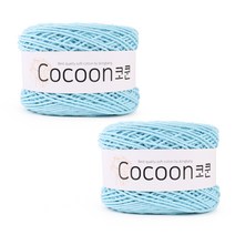 마마니트 코튼 코쿤 뜨개실 2p, 804 스카이, 2개