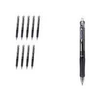 파이롯트 아크로볼150 유성볼펜 0.5mm BAB-15EF, 블랙(블랙심), 10개