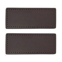 인조가죽 가방바닥 직사각형 23 x 9 cm, 브라운
