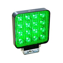 제이엠모터스 차량용 방수 LED 써치라이트 해루질 작업등 48W 07 녹색 LED 써치등 사각 확산형, 07_녹색 LED 써치등 [사각-확산형], 1개