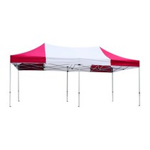 홍캐노피 알루미늄 캐노피 천막 2 x 3 m, 백색(중앙), 빨강, 1개
