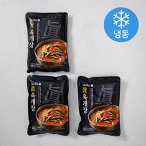 국물의한수 진육개장 (냉동), 600g, 3팩