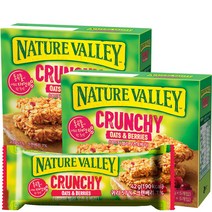 네이쳐밸리 크런치 그래놀라바 오츠 앤 베리, 42g, 10개입